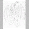 A dragon I drew in my journal. Sketchy and unfinished, but I like it a lot.